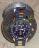 Relógio Réplica Michael Kors Azul e Dourado