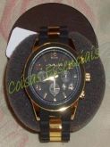 Relógio Réplica Michael Kors Preto e Dourado