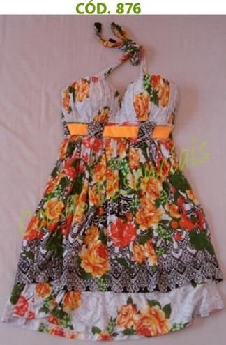 Vestido Curto Floral