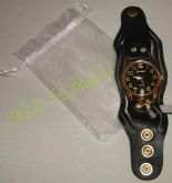 Relógio Pulseira Couro Preto