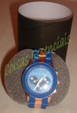 Relógio Réplica Michael Kors Azul Royal e Dourado